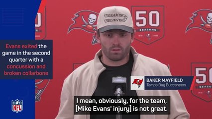 Mayfield promises the Bucs will step up for injured Evans