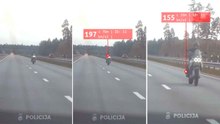 Lettische Polizei erwischt Motorradfahrer mit 197 km/h und Porsche-Fahrer mit über 160 km/h am selben Tag