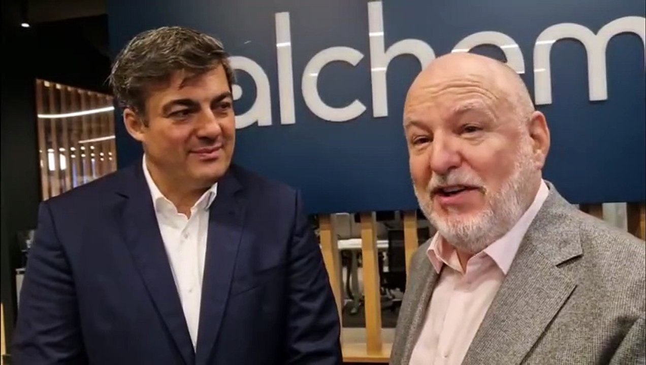 John Harkin and Bruno Abril on acquisition of Alchemy by Japanese technology giant NTT DATA