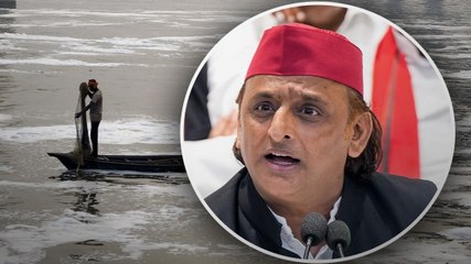 यमुना में केमिकल स्प्रे पर विवाद, Akhilesh ने उठाए सवाल