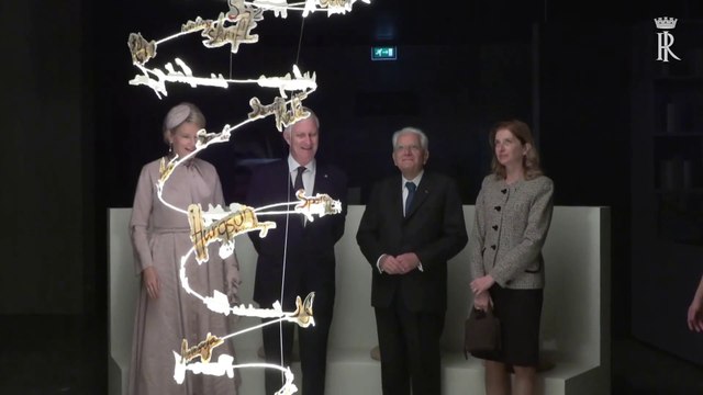 Mattarella visita Biblioteca Reale e incontra il sindaco di Bruxelles