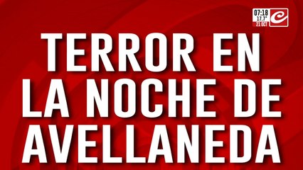 Noche de terror e inseguridad en Avellaneda: le apuntaron en la cabeza para robarle todo