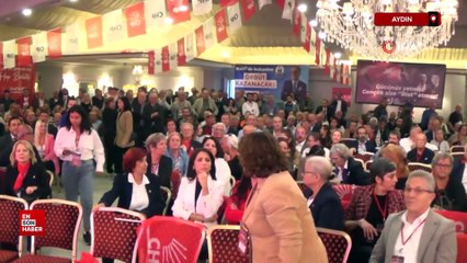 CHP Aydın İl Kongresi'nde gergin anlar