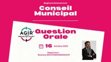 Conseil Municipal du 16/10/2025 - Question Orale 3