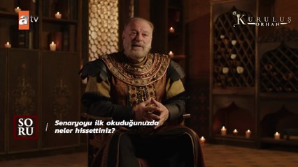 Dizimizin Saroz'u Burak Sergen'e sorduk⚔️ | Kuruluş Orhan Özel Röportaj Kuruluş Orhan || TRT Drama Update