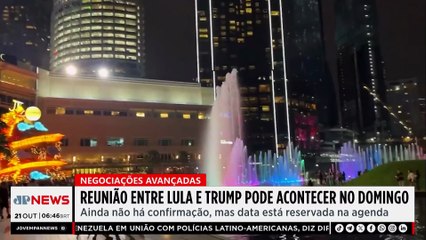 Lula e Trump devem se reunir no domingo (26)
