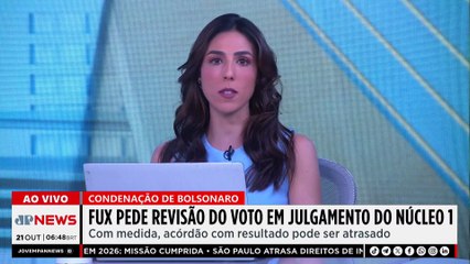 Fux pede revisão de voto que condenou Bolsonaro por tentativa de golpe