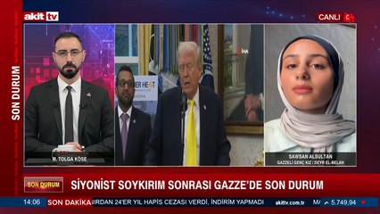 Gazzeli Sawsan Alsultan, Gazze'den son durumu aktardı