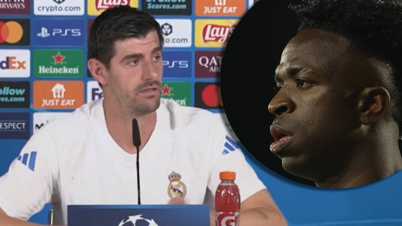 Courtois defiende a Vinicius: "Muchos os habéis reído de él cuando tenía 18 años"