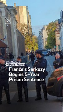 France's Sarkozy Begins 5-Year Prison Sentence