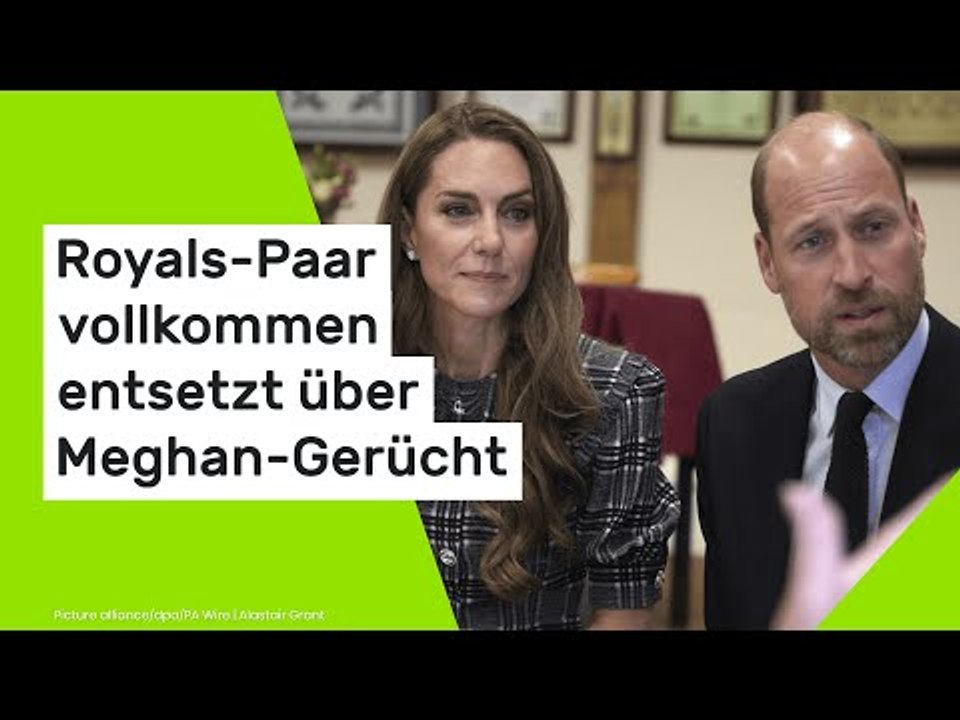 Prinzessin Kate und Prinz William: Royals-Paar vollkommen entsetzt über brisantes Meghan-Gerücht