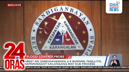 Target ng Sandiganbayan - 6-8 buwang paglilitis; pagpapanagot kailangang may due process | 24 Oras