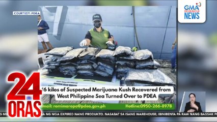 P19.2M Halaga ng high-grade marijuana, nalambat malapit sa Sabina Shoal | 24 Oras