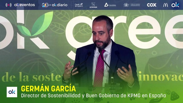 IV Jornada OKGREEN | Intervención de Germán García, director de Sostenibilidad y Buen Gobierno de KPMG en España. Innovando la gestión climática