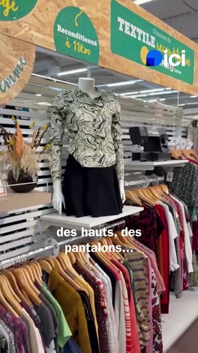 Des vêtements de seconde main vendus à l'Hyper U de Guichen