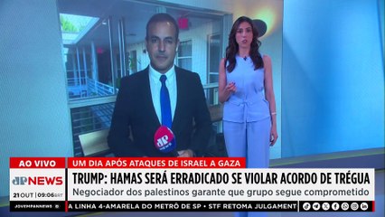 Trump diz que Hamas será “erradicado” se violar acordo em Gaza