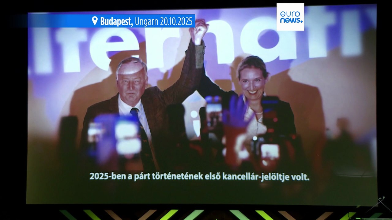 Afd-co-vorsitzende weidel fordert in budapest freie presse und justiz
