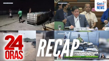24 Oras: (Part 2) Baha dahil sa masamang panahon | Babalik si Lacson bilang chairman ng SBRC? | Nalambat na marijuana sa dagat, atbp.