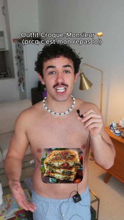 Je m’habille en croque monsieur 😂