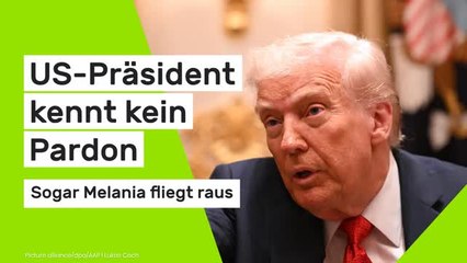 Donald Trump: Sogar Melania fliegt raus - US-Präsident kennt kein Pardon