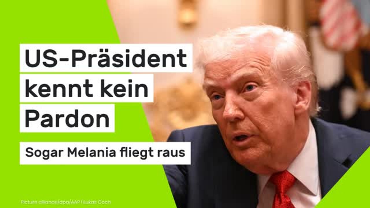 Donald Trump: Sogar Melania fliegt raus - US-Präsident kennt kein Pardon