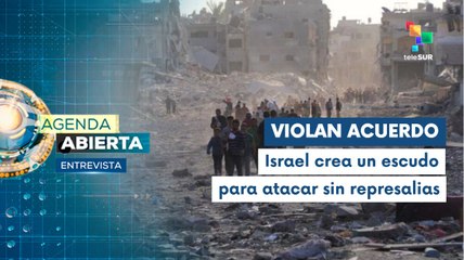 Entrevista | Israel se victimiza y viola acuerdos de alto al fuego