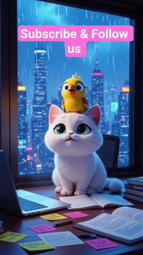 cat & parrot fruit ful video #cat #catvideos #funny