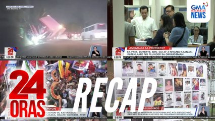 24 Oras: (Part 1) Karambola sa Aklan | Mag-anak na nasawi sa sunog | Reklamong plunder ni Trillanes | Update sa missing sabungeros, atbp.