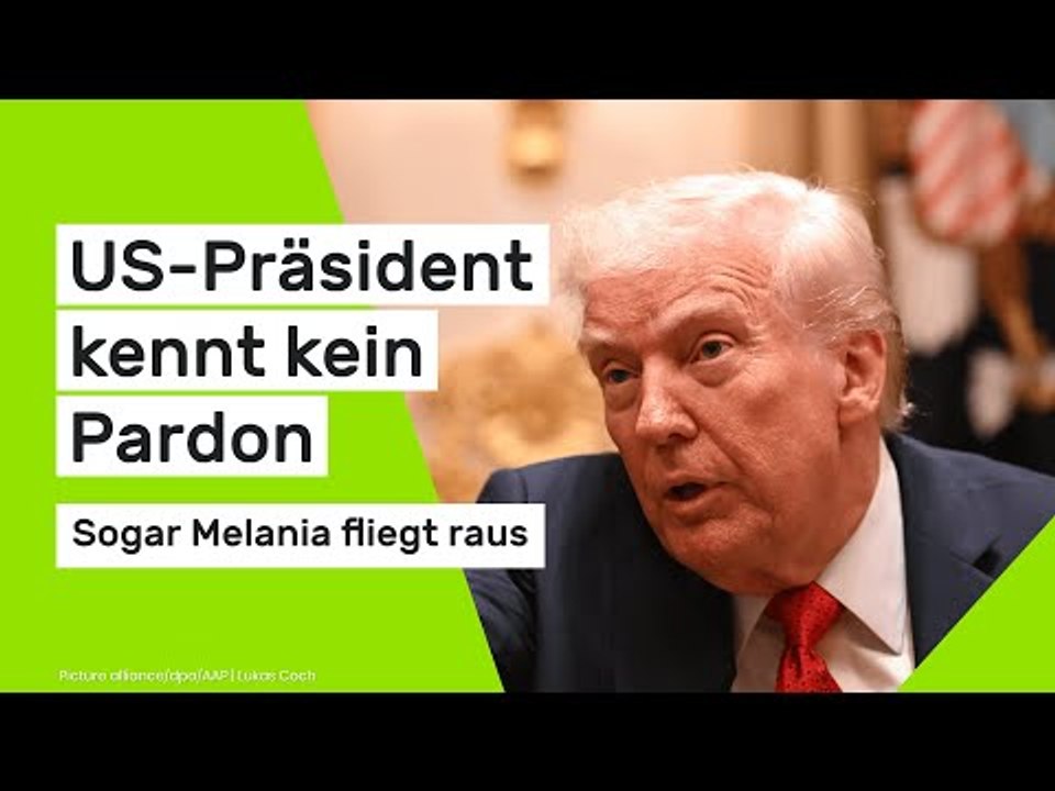 Donald Trump: Sogar Melania fliegt raus - US-Präsident kennt kein Pardon