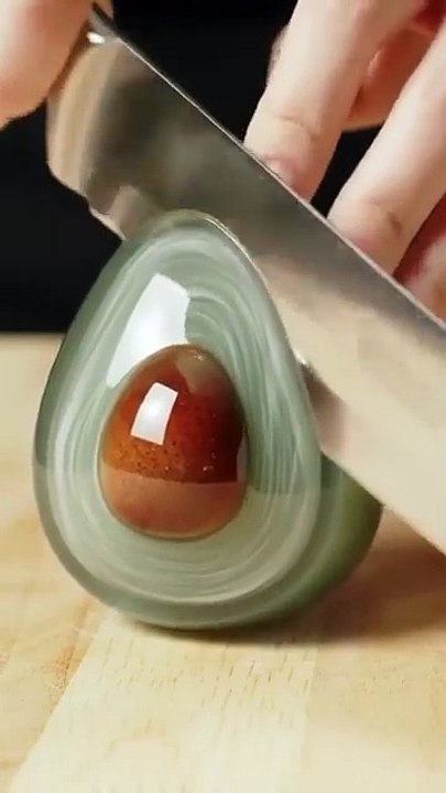Cutting Glass Avocado ASMR 🥑 #ai #aiart #asmr #glasscutting #satisfying ...