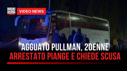 Agguato pullman, 20enne arrestato piange e chiede scusa