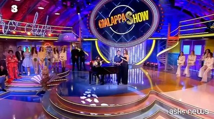 GialappaShow: Giovanni Vernia è Cesare Cremonini e suona per Miriam Leone