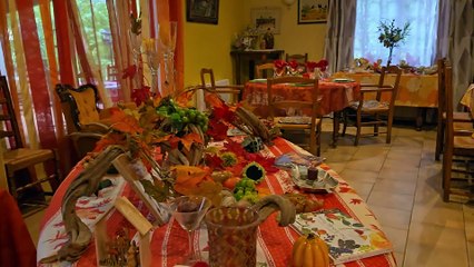 Dans la cuisine de "l'auberge des papes" à Grillon (84)