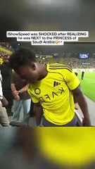 IShowSpeed was SHOCKED after REALIZING he was NEXT to the PRINCESS of Saudi Arabia😳👀