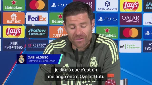 Real Madrid - Xabi Alonso : “Güler est un mélange entre Özil et Guti”