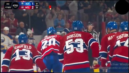 Les Canadiens frappent fort contre les Sabres 💥 Un choc de la NHL 2025 à couper le souffle !