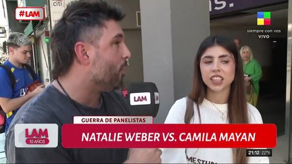 Cami Mayan respondió a las críticas de Natalie Weber