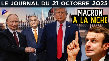 Ukraine : négociation russo-américaine, Macron à la niche - JT du mardi 21 octobre 2025