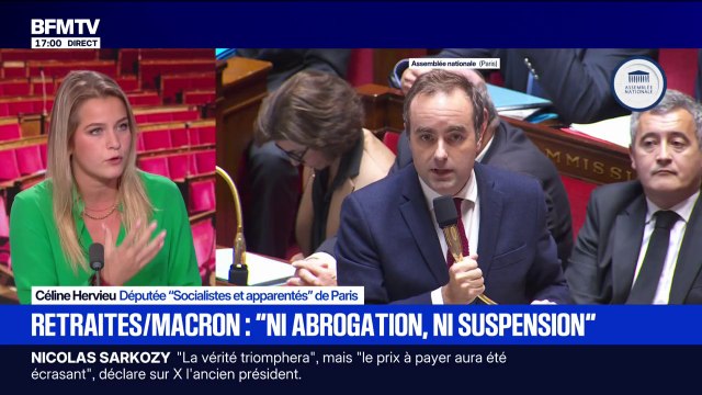 Propos d'Emmanuel Macron sur la réforme des retraites: Notre interlocuteur [sur le sujet] c'est le Premier ministre , rappelle Céline Hervieu, députée (Socialistes et apparentés)