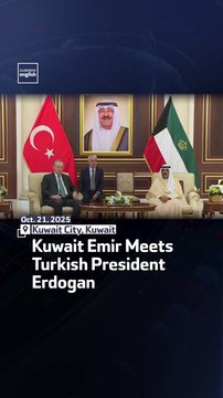 Kuwait Emir Meets Turkish President Erdogan