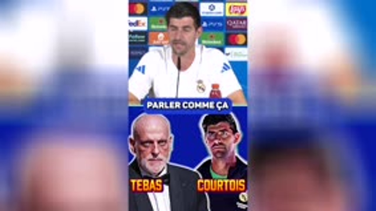 Real Madrid - Courtois sur Tebas : "De la manipulation et de la censure !"