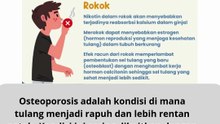 Gaya Hidup Tidak Sehat Berisiko Osteoporosis #kesahatan