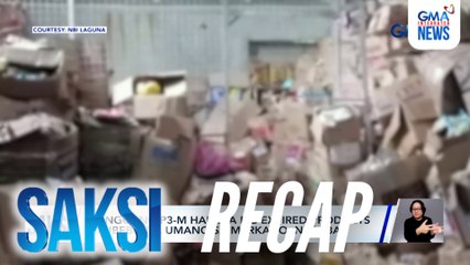 Saksi: (Part 1) Hanggang P3-M halaga ng expired products, nasabat; Update sa kaso ng mga nawawalang sabungero; FPRRD, Sen. Bong Go at dalawang kaanak, sinampahan ng reklamong plunder