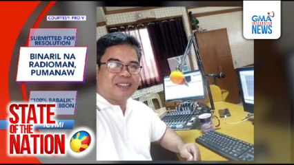 In Case You Missed It - Submitted for resolution; Binaril na radioman,pumanaw;"100% babalik" sa Blue Ribbon | SONA