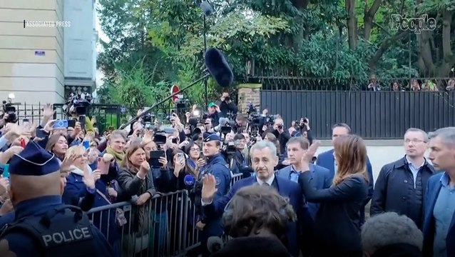 Nicolas Sarkozy, Former President of France, Holds Hands with Wife Carla Bruni as He Reports to Prison for 5-Year Sentence