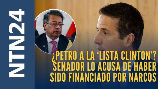 Senador estadounidense asegura que el presidente Gustavo Petro y su familia serán incluidos en la lista Clinton