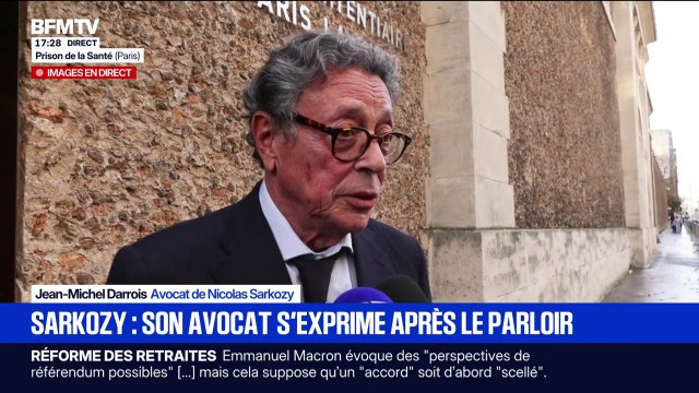 Il a commencé à écrire son livre : Jean-Michel Darrois, avocat de Nicolas Sarkozy, a terminé son premier parloir avec son client
