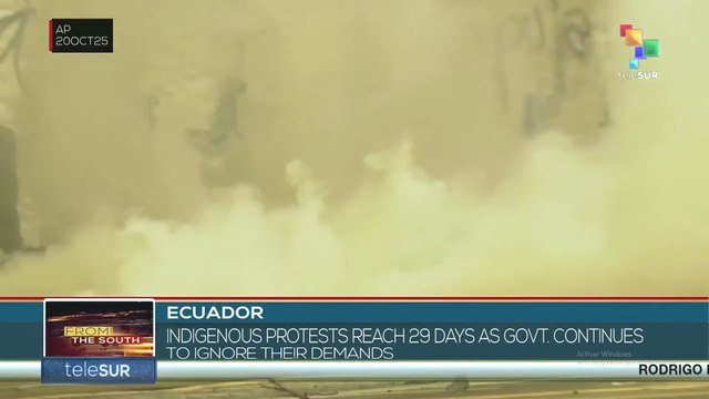 Ecuador, Indigenous protests reach 29 days as government ignores demands
