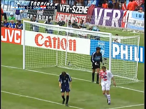 Copa do Mundo 1998 Argentina x Croácia (Grupo H) com Cléber Machado (Globo)