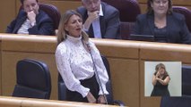 El lapsus de Yolanda Díaz en el Senado
